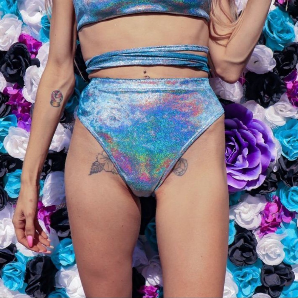 Velvet High-Waisted Brazilian Bottoms